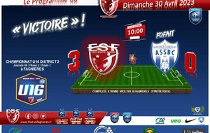 U16D2 - J06.P2 Championnat D2 - ESF16 vs Saint Brice Courcelles As