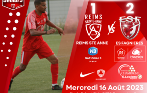 Séniors R1 - Prépa#3 - Reims Ste Anne (N3) vs Es Fagnières (R1)