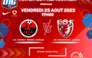 U16 D1 - Prépa#2 - AS CERNAY BERRU (U16D2) vs ES FAGNIERES (U16D1)