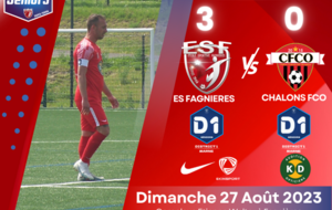 Séniors D1 - Prépa#4 - Es Fagnières (D1) vs Chalons FCO (D1)