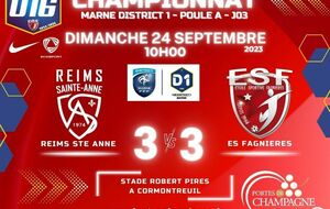 U16D1/J03 - REIMS STE ANNE vs ES FAGNIERES