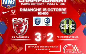 U16D1/J06 - ES FAGNIERES vs CORMONTREUIL FC