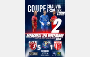 SENIORS D1/T2 - COUPE CHAUVIN LESOEURS - ES FAGNIERES vs COUVROT US