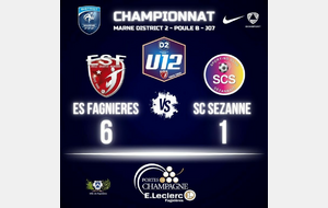 U12D2/J07 - ES FAGNIERES VS SÉZANNE SC