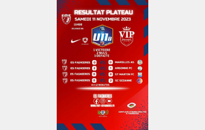 U11B HONNEUR - PLATEAU A FAGNIERES