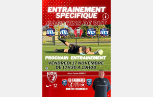 Entraînement Spécifique Gardien de But du 22/09/23...