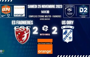 U14D2 - MATCH AMICAL - ES FAGNIERES vs US OIRY