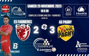 SÉNIORS LIGUE R1/J12 - ES FAGNIERES VS PAGNY AD