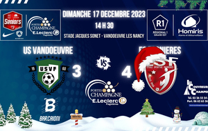 SENIORS LIGUE R1/J02 - US VANDOEUVRE vs ES FAGNIERES (copie)