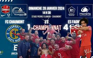 SENIORS LIGUE R1/J11 - FC CHAUMONT vs ES FAGNIERES 