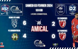 U12D2 - MATCH AMICAL - REIMS STE ANNE VS ES FAGNIERES