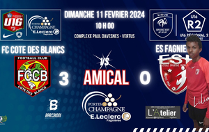 U16R2 - MATCH AMICAL - FCCB VERTUS vs ES FAGNIERES