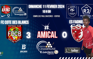 U16R2 - MATCH AMICAL - FCCB VERTUS vs ES FAGNIERES 