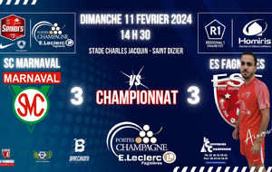 SENIORS LIGUE R1/J15 - SC MARNAVAL vs ES FAGNIERES
