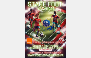 2ème Stage Foot Vacances, du 26/02 au 01/03/2024