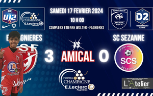 U12D2 - MATCH AMICAL - ES FAGNIERES VS SC SEZANNE