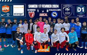 U14D1 - MATCH AMICAL - ES FAGNIERES VS FC VALLEE DE LA SUIPPE