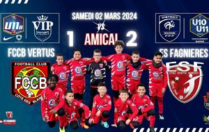 U11B HONNEUR - MATCH AMICAL A VERTUS