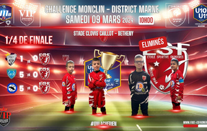 U11B HONNEUR - 1/4 DE FINALE MONCLIN