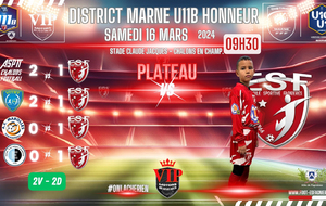 U11B HONNEUR - PLATEAU A CHALONS