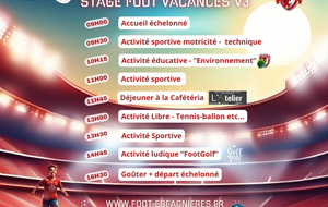 STAGE FOOT VACANCES V3 - JOURNEE 3