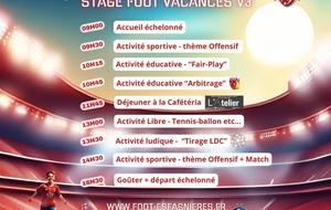 STAGE FOOT VACANCES V3 - JOURNEE 4