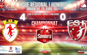 SENIORS LIGUE R1/J22 - JF JARVILLE VS ES FAGNIERES