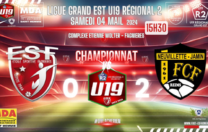 U19R2/J23 - ES FAGNIERES vs FC NEUVILLETTE
