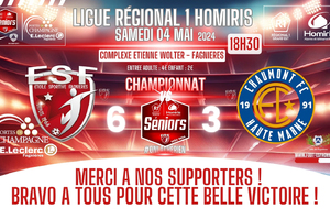 SENIORS LIGUE R1/J23 - ES FAGNIERES vs FC CHAUMONT