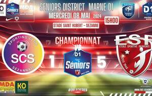 SENIORS MARNE D1/J12 - SC SEZANNE vs ES FAGNIERES