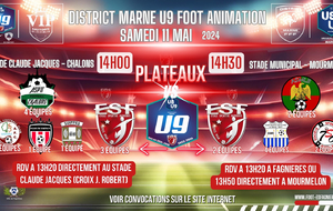 U8/U9 - PLATEUX A MOURMELON ET A CHALONS