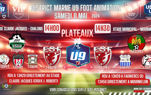 U8/U9 - PLATEUX A MOURMELON ET A CHALONS