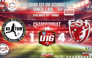 U16R2/J08 - ASTRM TOURNES vs ES FAGNIERES