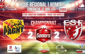 SENIORS LIGUE R1/J24 - AS PAGNY vs ES FAGNIERES