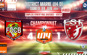 U14D1/J08 - FCCB VERTUS VS ES FAGNIERES