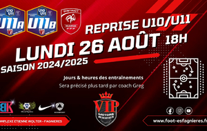 REPRISE U10/U11 - SAISON 2024/2025...