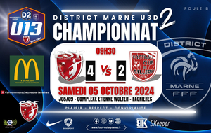 U13D2/J05 -  ES FAGNIERES VS FC SILLERY