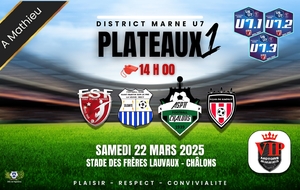 U7 - PLATEAU A CHALONS - 3 EQUIPES
