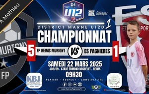 U12D1-J03/09 - REIMS MURIGNY FP VS ES FAGNIERES 