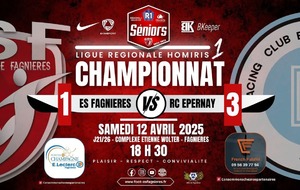 SENIORS R1 LIGUE J21/26 - ES FAGNIERES VS RC EPERNAY