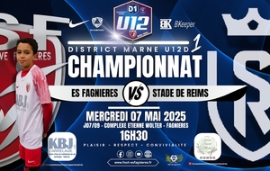 U12D1-J07/09 - ES FAGNIERES VS STADE DE REIMS