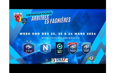 Désignations Arbitres ESF