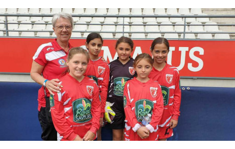 Nos jeunes Féminines à Delaune....