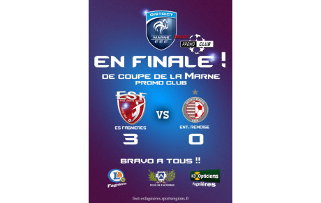Nos Séniors D3 en Finale !!