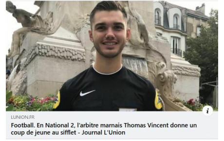 Thomas Vincent à l'Honneur sur L' Union !