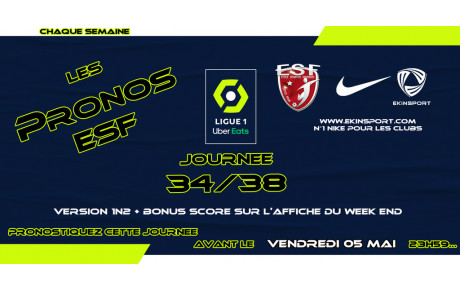 Les Pronos ESF/EKINSPORT, Prochains Pronos....