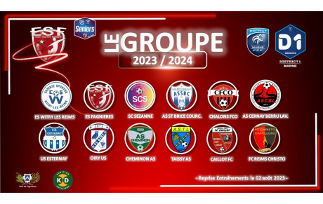 Séniors District D1 - Le Groupe...