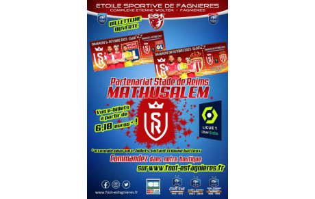 Billetterie Stade de Reims Mathusalem... 