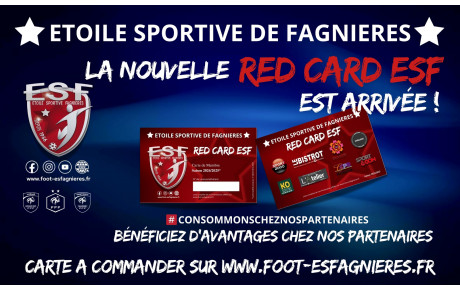 𝗥𝗘𝗗 𝗖𝗔𝗥𝗗 𝗘𝗦𝗙 - 𝗟𝗔 𝗡𝗢𝗨𝗩𝗘𝗟𝗟𝗘 𝗖𝗔𝗥𝗧𝗘 𝗖𝗟𝗨𝗕 𝗘𝗦𝗧 𝗔𝗥𝗥𝗜𝗩𝗘𝗘 ! 
