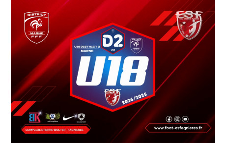U18 - MARNE D2 - Nés en 2007 (Saison 2024/2025)